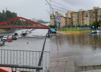 Ciudad de Buenos Aires: fuertes lluvias generaron inundaciones