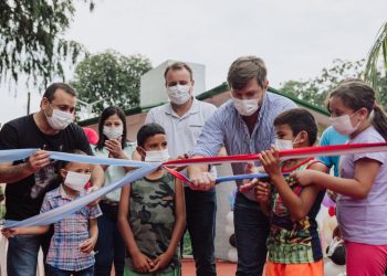 Campo Viera: Herrera Ahuad inauguró plazas para el disfrute de todas las familias