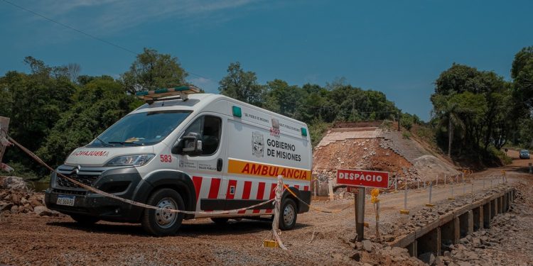 Vialidad de Misiones rehabilitó el paso provisorio sobre el Arroyo Pindaytí