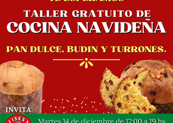 Posadas: el Departamento de Gastronomía del ISES realiza un taller gratuito de “Cocina Navideña”