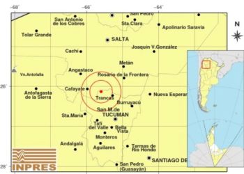 Tucumán: fuerte sismo en la madrugada y tuvo una magnitud de 5,6 grados