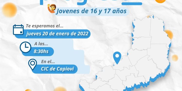 El Ministerio de Educación de la provincia realizará operativo Progresar en Capioví