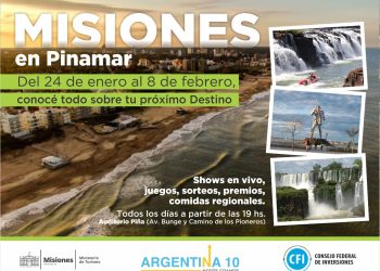 Misiones en Pinamar: buscarán captar el público de la costa Atlántica