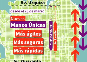 Tránsito: el sábado se habilitarán nuevas manos únicas en avenidas de Posadas