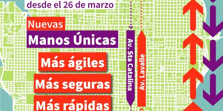 Tránsito: el sábado se habilitarán nuevas manos únicas en avenidas de Posadas