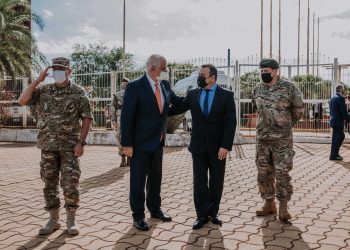 Herrera Ahuad y el ministro de Defensa de Nación dieron inicio a la instrucción básica de 1500 aspirantes a soldados voluntarios