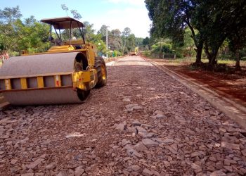 Vialidad Provincial avanza en la pavimentación del acceso norte a Tobuna