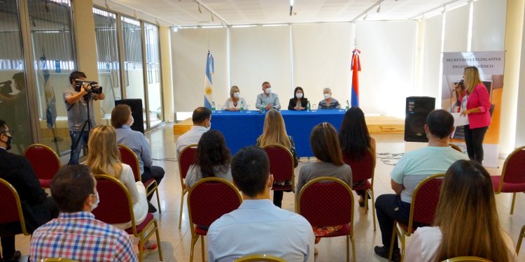 El Digesto Jurídico de la Legislatura firmó un convenio marco de cooperación y asistencia recíproca con la Vicegobernación y el INFOGEP