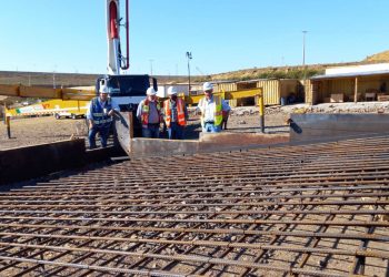 Autoridades de la EBY evaluaron avances en la obra de maquinización del Brazo Aña Cuá