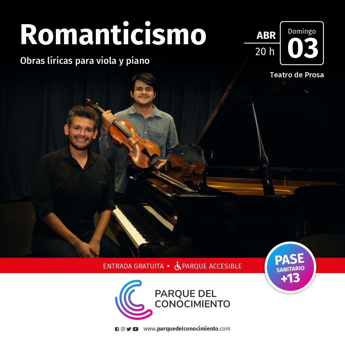 Posadas: obras líricas del Romanticismo para viola y piano en el Teatro ...