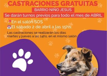 El municipio llega con el cuidado a las mascotas al barrio Niño Jesús de San Javier