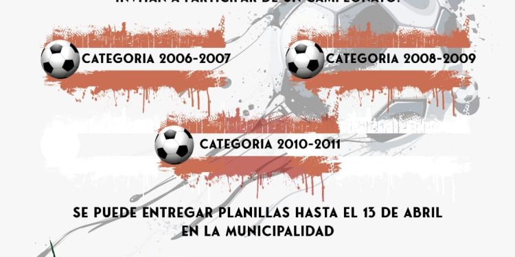 La Municipalidad de Garuhapé y TyC Sports invitan al campeonato de fútbol Jugando es Mejor 2022