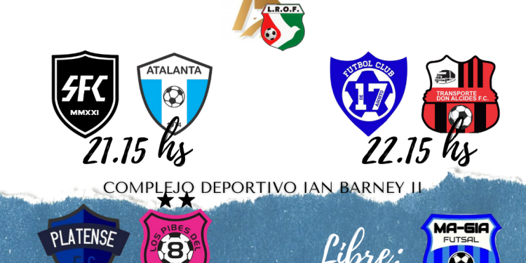 Liga Regional Obereña de Fútbol: noche de Fútsal FIFA