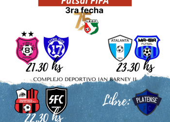 Liga Regional Obereña de Fútbol: se juega la tercera fecha del Fútsal FIFA