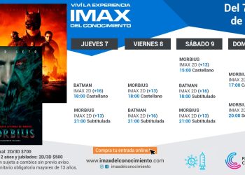 Morbius y The Batman continúan en el IMAX de Posadas