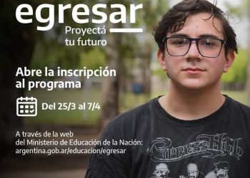 Becas Egresar: inscripciones abiertas hasta el 7 de abril
