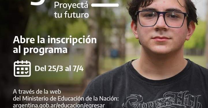 Becas Egresar: inscripciones abiertas hasta el 7 de abril