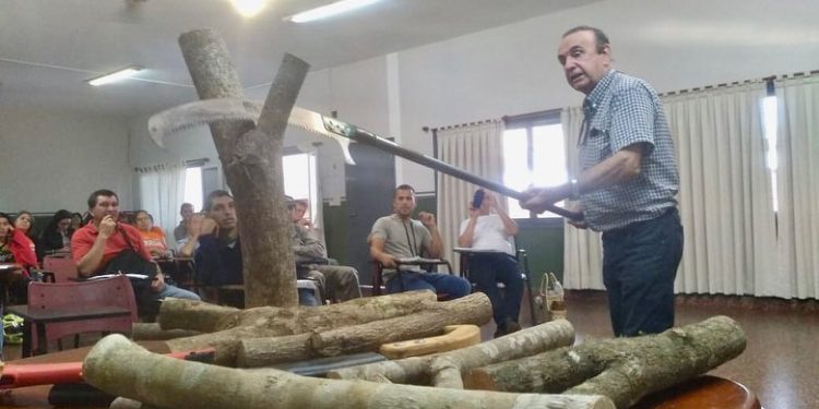 La Municipalidad de Puerto Rico junto al INTA realizaron una capacitación sobre poda en Puerto Rico