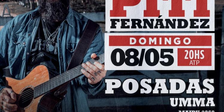El cantante de Pastillas del Abuelo se presentará el próximo domingo 8 de mayo en UMMA