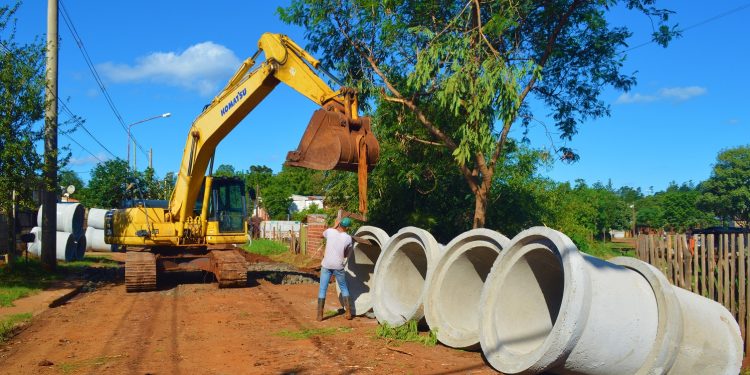 Avanza obra hidráulica en barrio Prosol de Posadas