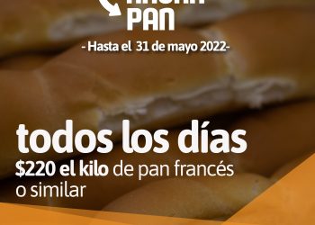 Ahora Pan: hasta el 31 de mayo se acordó un precio máximo de $220