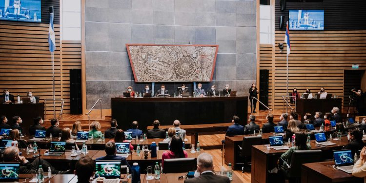 Herrera Ahuad brindó su discurso en la apertura de un nuevo ciclo parlamentario