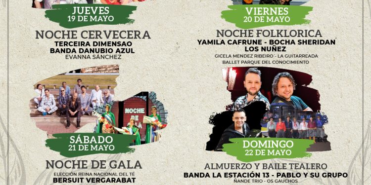 Cuenta regresiva para la Fiesta Nacional del Té en Campo Viera