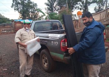 Desde la Municipalidad de Posadas asisten a familias damnificadas por las lluvias