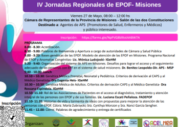 Parque de la Salud: realizarán Jornada de Enfermedades Poco Frecuentes