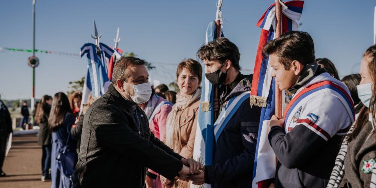 Herrera Ahuad anunció obras y aumento de coparticipación para Garupá en su 80 aniversario