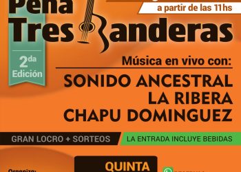 Posadas: se viene la segunda edición de la  Peña Tres Banderas
