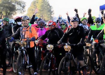 Pese al frío, una multitud participó del cicloturismo MTB San Pedro