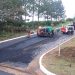 Vialidad Misiones avanza con obras de pavimentación en Dos Arroyos
