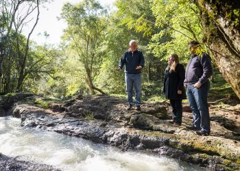 Colonia Polana va por el asfalto de su acceso para mejorar la circulación de productores y el turismo