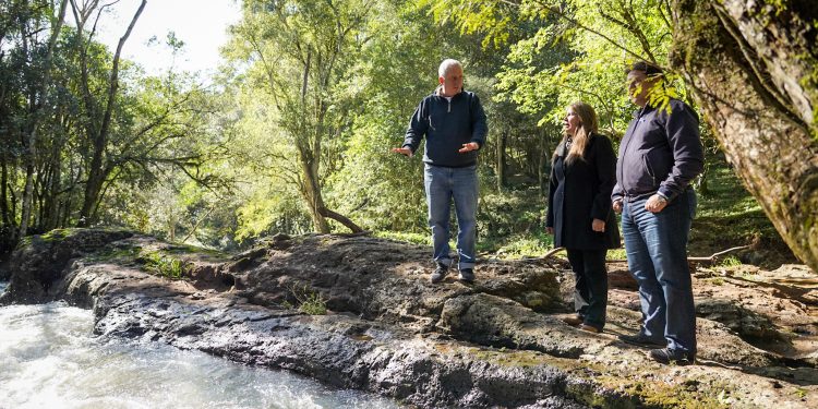 Colonia Polana va por el asfalto de su acceso para mejorar la circulación de productores y el turismo