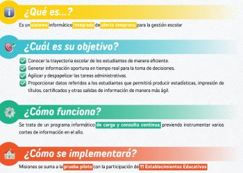 Misiones comenzó la prueba piloto del nuevo Sistema de Gestión Escolar