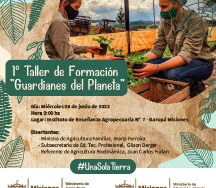 Agricultura Familiar y Educación lanzan talleres de formación de “Guardianes del Ambiente”