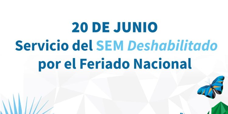 Durante el fin de semana largo, el servicio de recolección será normal y el lunes no habrá SEM