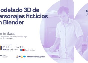 Curso MiDi: modelado 3D de personajes ficticios en Blender