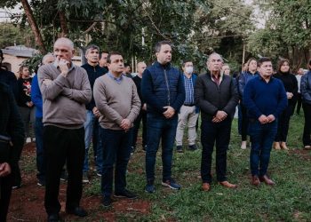Herrera Ahuad asistió a la bendición de la nueva Capilla Divino Niño y Virgen de Lourdes en Posadas