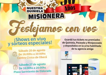 Con muchos premios, el IPLyC celebra 50 años de la Quiniela Misionera