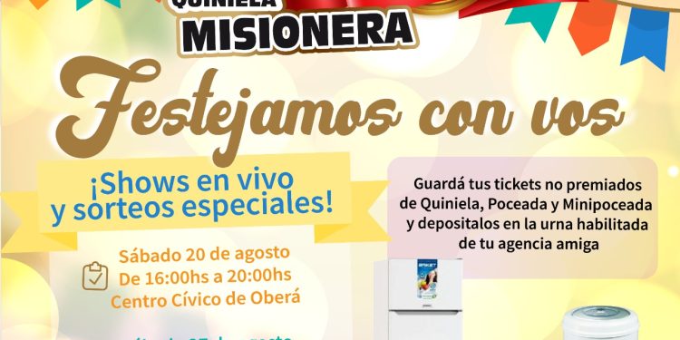 Con muchos premios, el IPLyC celebra 50 años de la Quiniela Misionera
