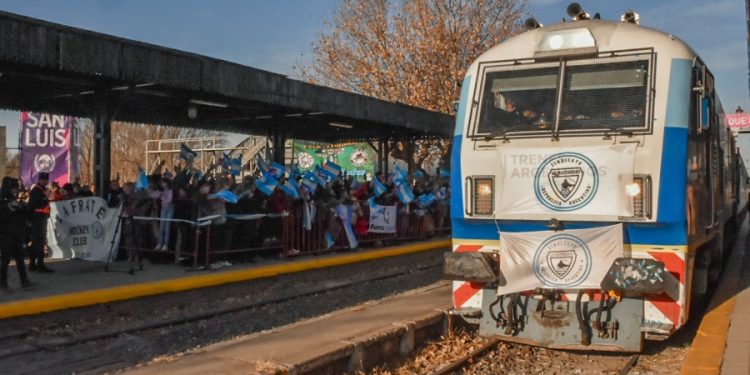 San Luis: luego de 30 años volvió el tren de pasajeros