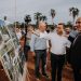 Herrera Ahuad y Manzur visitaron Puerto Iguazú para supervisar el avance de obras urbanas