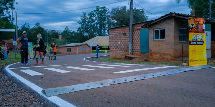 Vialidad asfaltó el acceso al Club Social Argentino de Eldorado