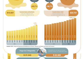 Inflación fuera de control: según el Indec el salario mínimo ya no cubre ni la indigencia