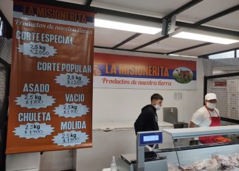 La Misionerita en el Mercado Concentrador de Posadas: carne de primera a precio solidario