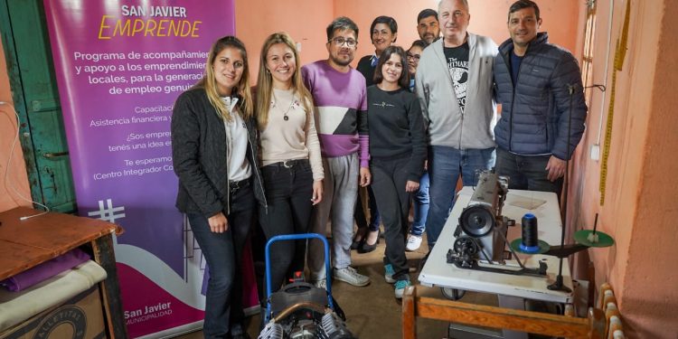 Passalacqua y Vílchez visitaron a beneficiarios del programa San Javier Emprende