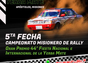 Cuenta regresiva para la quinta fecha del Rally Misionero en Apóstoles
