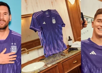 Presentaron la nueva camiseta suplente de Argentina para el Mundial de Qatar 2022
